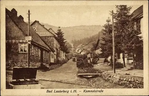 Ak Bad Lauterberg im Harz, Kummelstraße