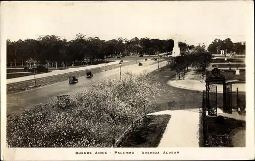 Ak Buenos Aires Argentinien, Palermo, Avenida Alvear