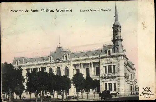 Ak Santa Fé Argentinien, Escuela Normal Nacional