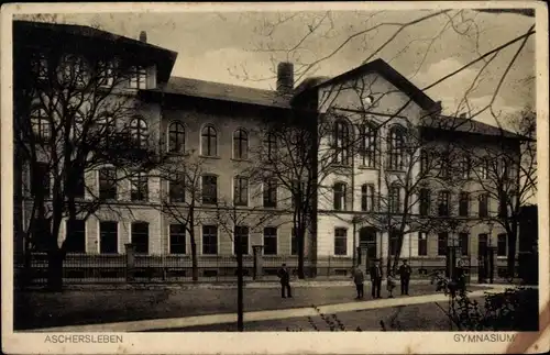 Ak Aschersleben im Salzlandkreis, Gymnasium