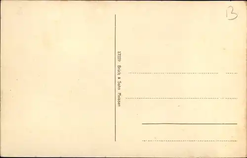 Ak Königsbrück in der Oberlausitz, Ortspartie