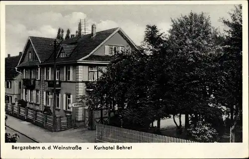 Ak Bad Bergzabern Rheinland Pfalz, Kurhotel Behret