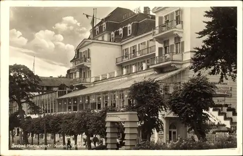 Ak Ostseebad Heringsdorf auf Usedom, Kurhaus Atlantic