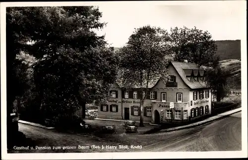 Ak Alpirsbach im Landkreis Freudenstadt, Gasthof zum grünen Baum