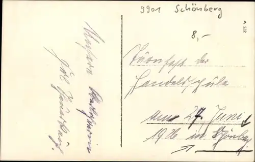 Ak Schönberg Rosenbach im Vogtland, Wohnhaus