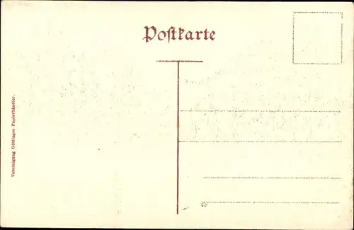 Ak Göttingen in Niedersachsen, Untere Maschstraße, Hochwasser 1909