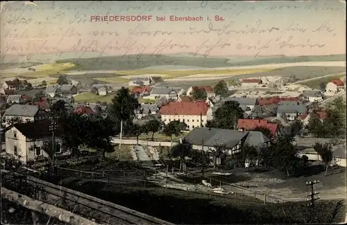 Ak Friedersdorf bei Ebersbach Neusalza-Spremberg in Sachsen, Blick auf den Ort