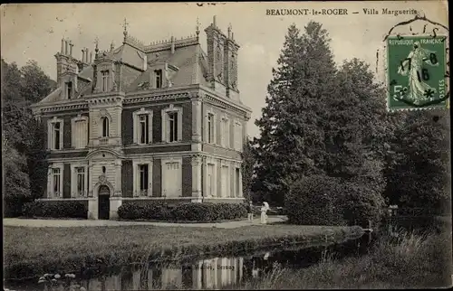 Ak Beaumont le Roger Eure, Villa Marguerita