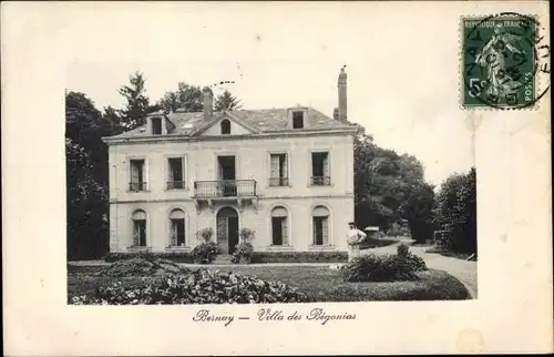 Ak Bernay Eure, Villa des Bègonias