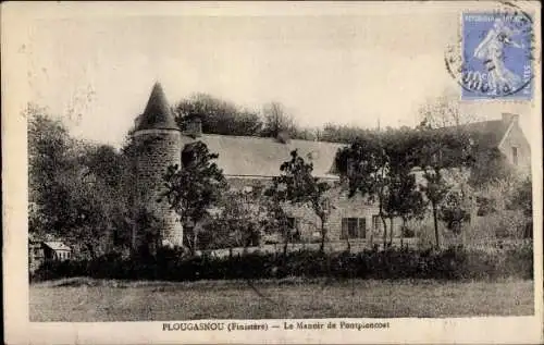 Ak Plougasnou Finistère, Le Manoir de Pontpiencoat