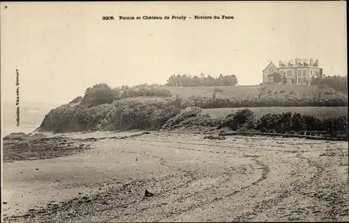 Ak Finistère, Pointe et Château de Prioly, Riviere du Faou