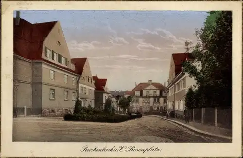 Ak Reichenbach im Vogtland, Rosenplatz
