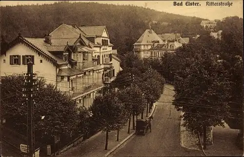 Ak Bad Elster im Vogtland, Ritterstraße