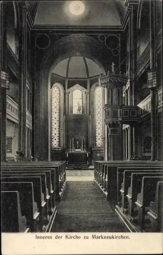 Ak Markneukirchen im Vogtland, Inneres der Kirche