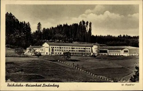 Ak Lindenberg im Allgäu Schwaben, Reichsbahn Waisenhort