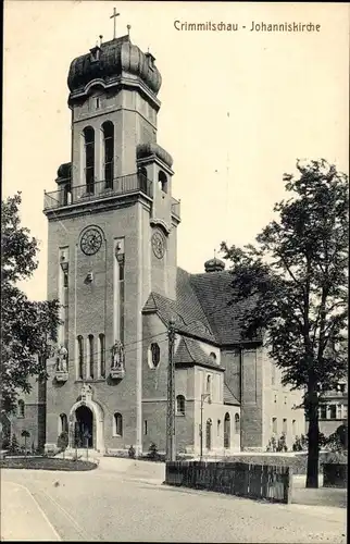 Ak Crimmitschau in Sachsen, Johanniskirche