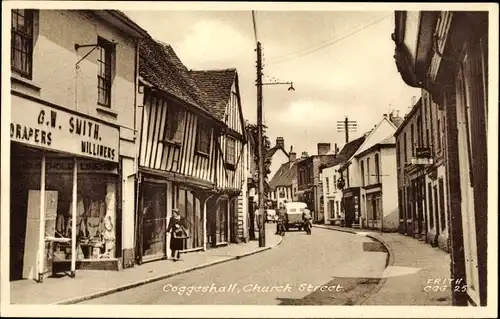 Ak Coggeshall East England, Church Street