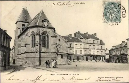 Ak Neuilly en Thelle Oise, L'Église