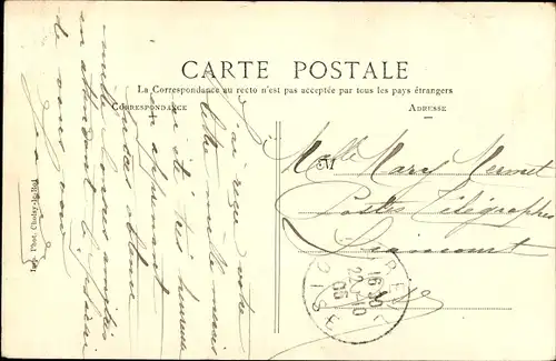 Ak Nogent les Vierges Oise, Le Château, Vue du Parc