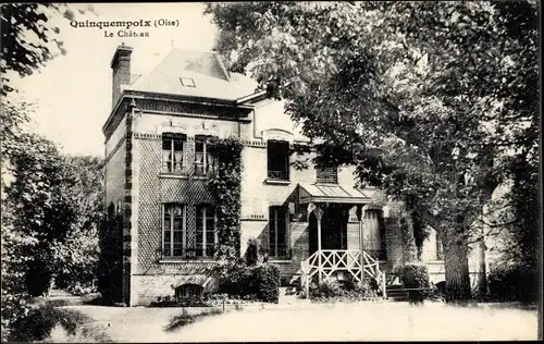Ak Quinquempoix Oise, Château