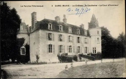 Ak Bellême Orne, Dame Marie, Le Chateau de Couesme