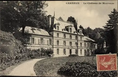 Ak Cerneux Seine et Marne, Château de Montglas