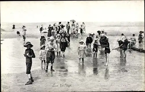 Ak La Plage, Kinder am Strand