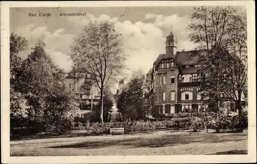 Ak Bad Elster im Vogtland, Albrechtshof