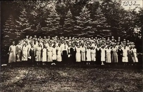 Foto Ak Taucha in Nordsachsen, Gruppenportrait, Sänger