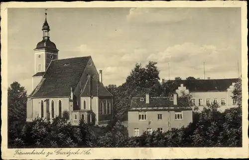 Ak Groitzsch in Sachsen, Frauenkirche