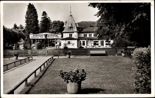 Ak Bad Herrenalb im Schwarzwald, Kurpark Kursaal