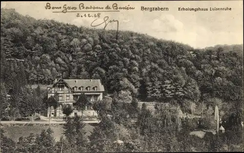 Ak Bad Bergzabern Rheinland Pfalz, Erholungshaus Luisenruhe