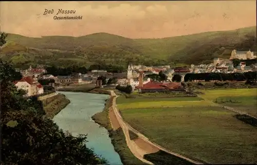 Ak Nassau (Lahn), Gesamtansicht