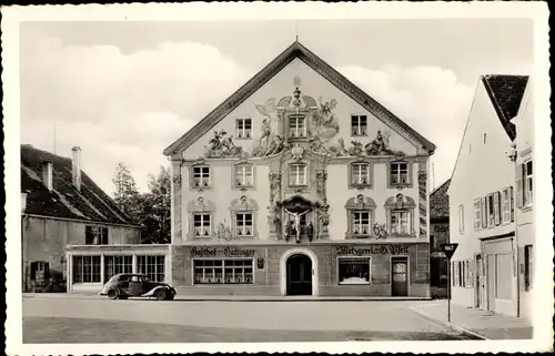 Ak Weilheim Oberbayern, Hotelgaststätte zum Gattinger