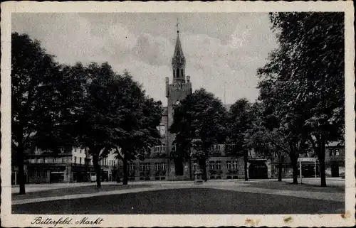 Ak Bitterfeld in Sachsen Anhalt, Markt