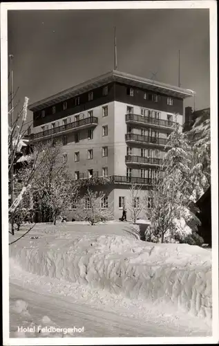 Ak Feldberg im Schwarzwald, Hotel Feldbergerhof im Winter