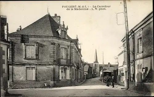 Ak Fougeré Maine-et-Loire, Le Carrefour de la Madeleine