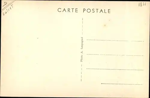 Ak Triguères Loiret, Le Centre du Pays