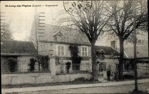 Ak Saint Loup des Vignes Loiret, Arquemont