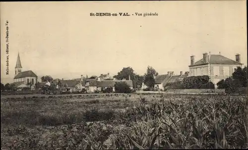 Ak Saint Denis en Val Loiret, Gesamtansicht