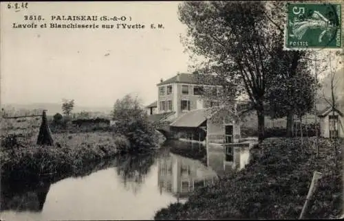 Ak Palaiseau Essonne, Lavoir et Blanchisserie sur l'Yvette