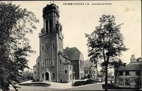 Ak Crimmitschau in Sachsen, Johanniskirche