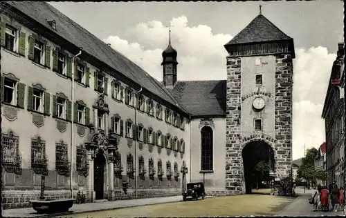 Ak Villingen Schwenningen im Schwarzwald, Bickentor und Kloster