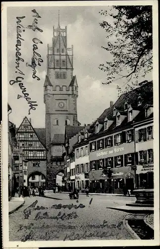 Ak Freiburg im Breisgau, Schwabentor