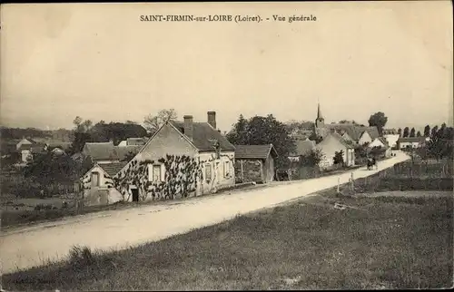 Ak Saint Firmin sur Loire Loiret, Gesamtansicht