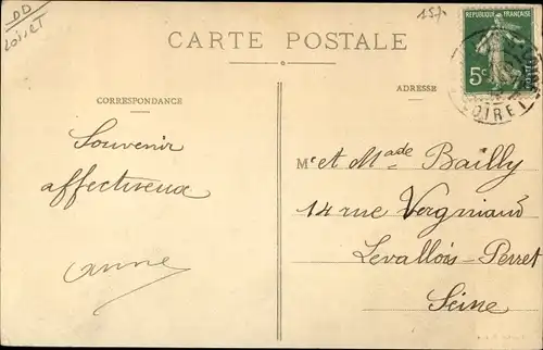 Ak Saint Firmin sur Loire Loiret, Gesamtansicht