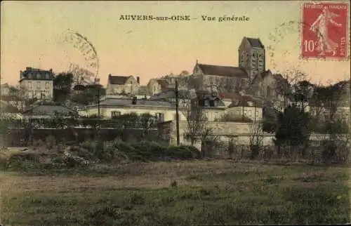 Ak Auvers sur Oise Val d'Oise, Gesamtansicht