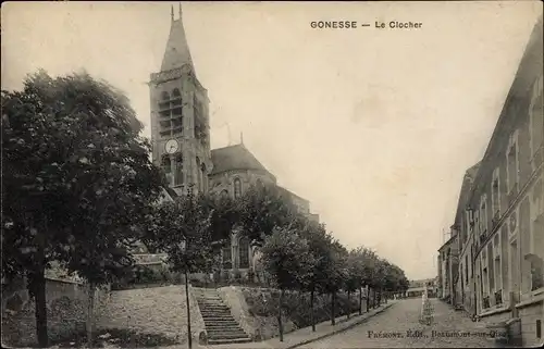 Ak Gonesse Val d’Oise, Le Clocher