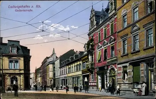 Ak Ludwigshafen am Rhein, Gellertstraße