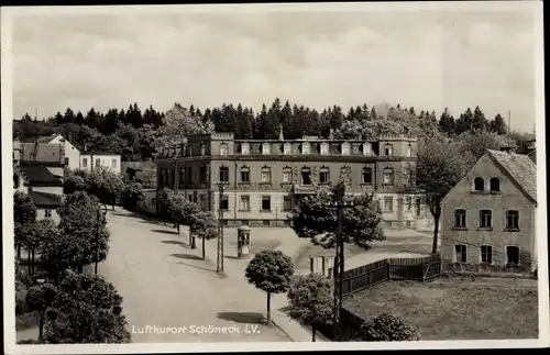 Ak Schöneck im Vogtland, Kurhaus und Hotel Schützenhaus